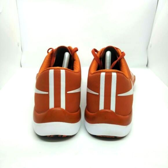 Nike Free Trainer 5.0 V6 Texas Longhorns Sneakers Men\'s Size‎ 11 Orange White